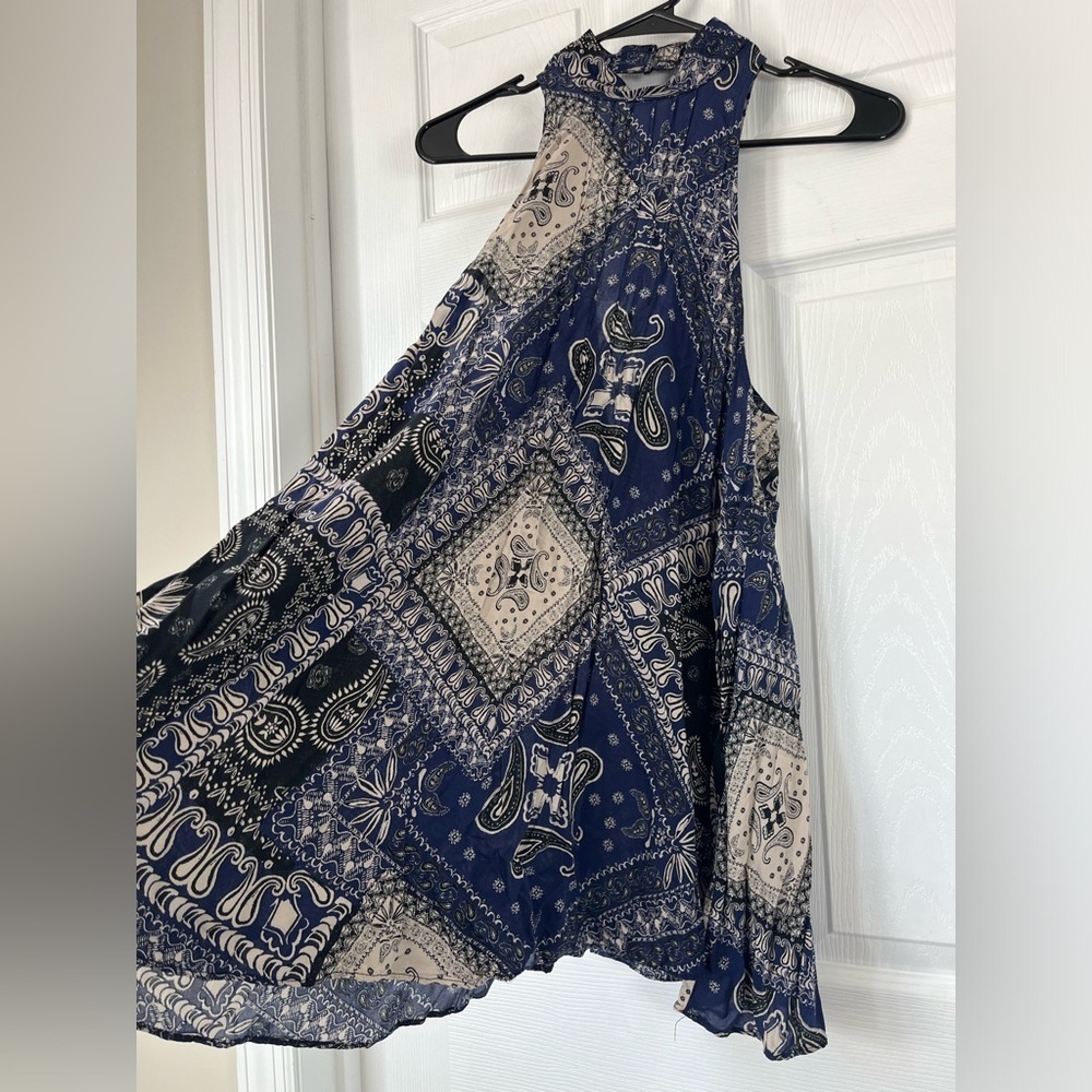 Free People Intimately Beaux Slip Dress Bandana Print XS - Picture 5 of 10